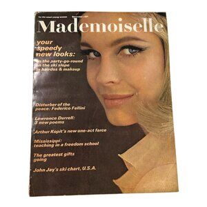Mademoiselle Magazine November 1964 Mod Fashion Federico Fellini Lawrence Durrel